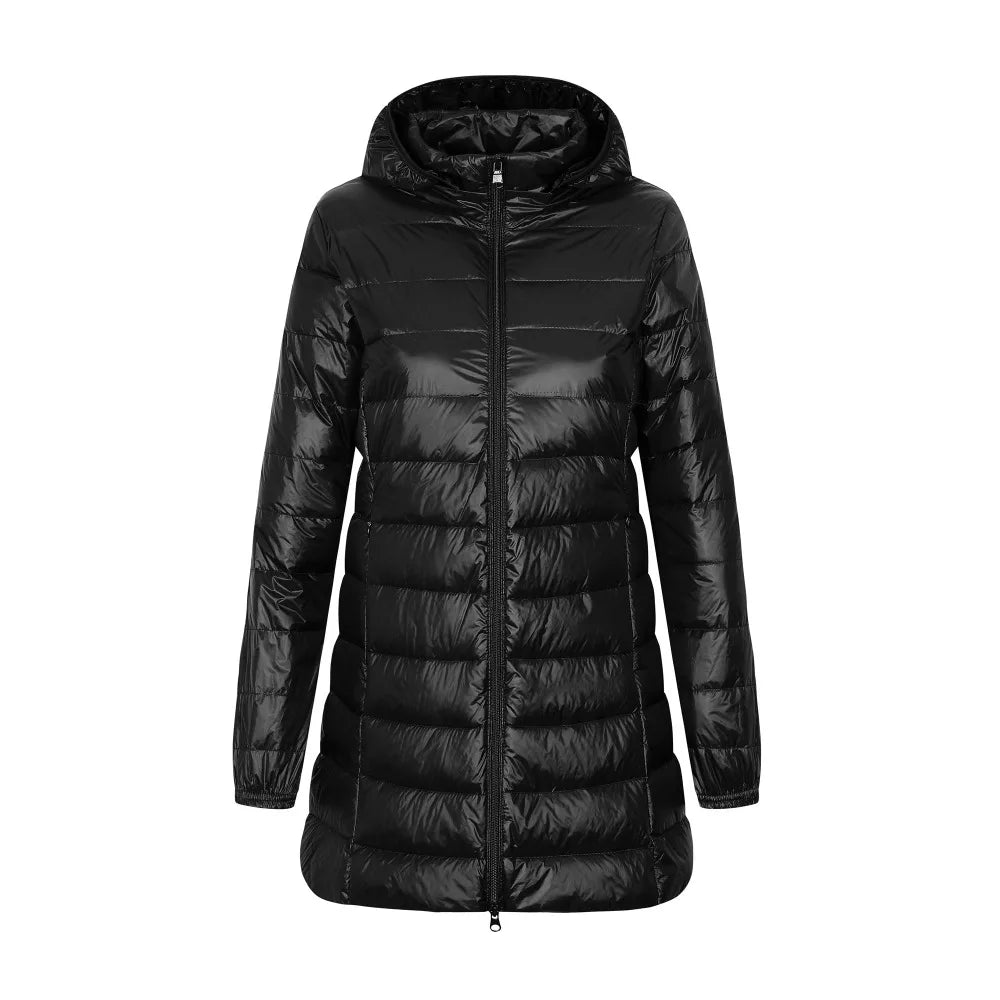 Cleo Women's Down Jacket | Hooded, Versatile Winter Wear 0