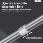 ClickFix™ – Universal Telescopic Curtain Rod Without Drilling for Bathroom and Kitchen [50% Off] (Long (360–560 mm) ) - | Zavonix
