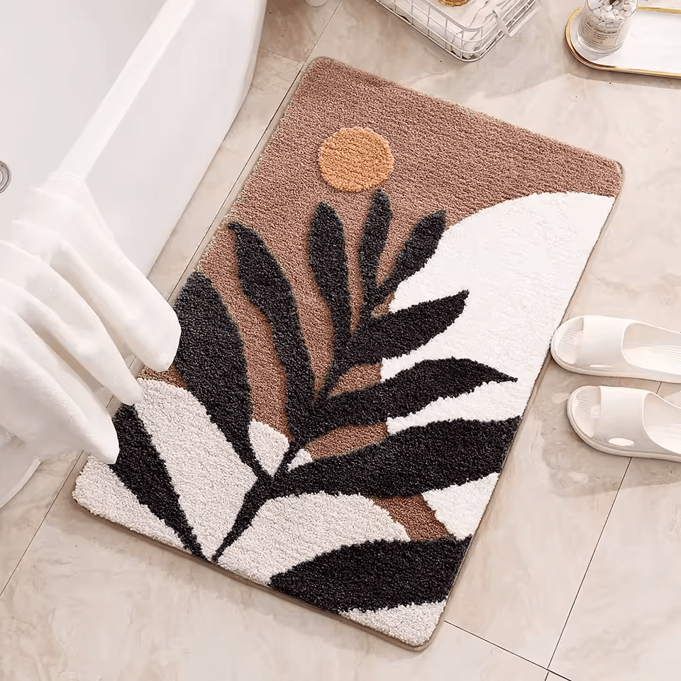 CloudSoft Bath Rug – Ultra-Soft Organic Microfiber Bathroom Mat with Non-Slip Backing 2