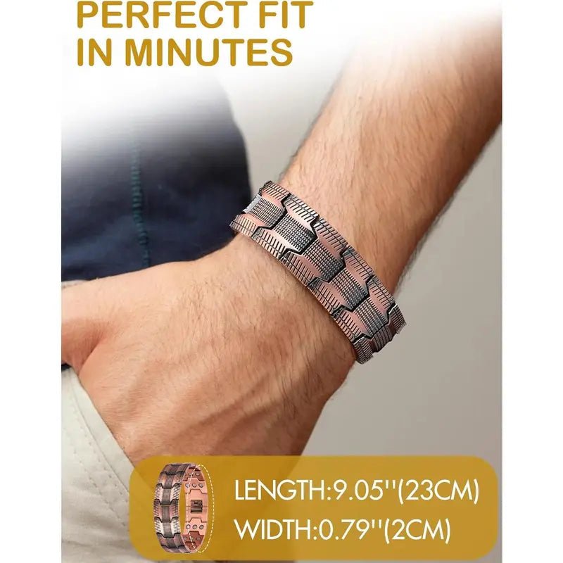 Cobra Magnetic Bracelet | 99.99% Pure Copper, Magnetic Therapy for Wellness