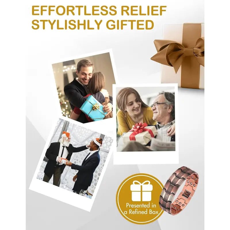 Kobra Magnetarmband | 99,99 % Reines Kupfer, Magnettherapie für Wohlbefinden