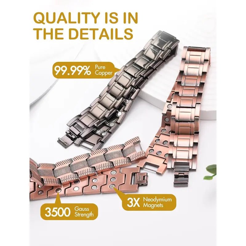 Cobra Magnetic Bracelet | 99.99% Pure Copper, Magnetic Therapy for Wellness