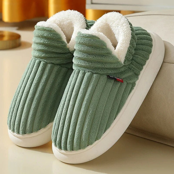 CozyStep Slippers (Green US 3.5 - 4.5 / EU 35 - 36) - | Zavonix