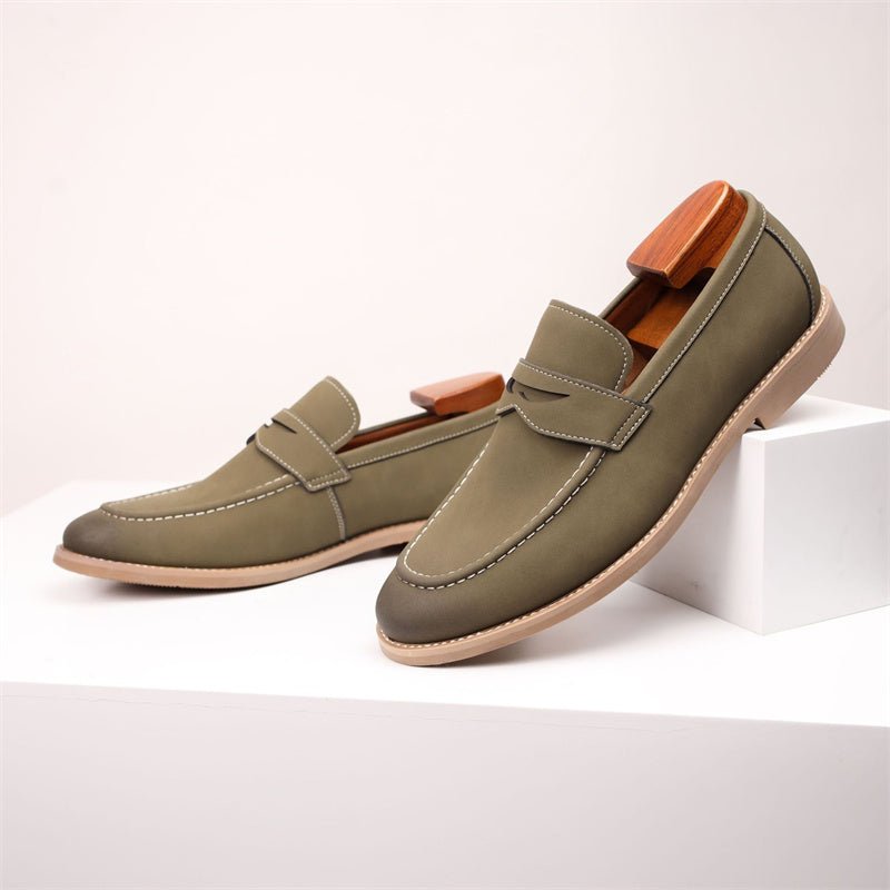 Coletti™ Loafers — Step Confidently with Italian Craftsmanship That Owns Every Room (Green 6) - Shoes | Zavonix