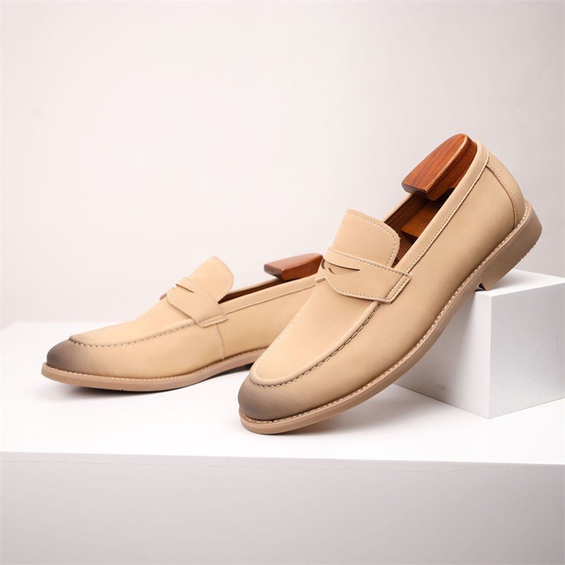 Coletti™ Loafers — Step Confidently with Italian Craftsmanship That Owns Every Room (Beige 6) - Shoes | Zavonix