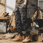 Combat Joggers Tactical Joggers (Black XS) - Men's Apparel | Zavonix