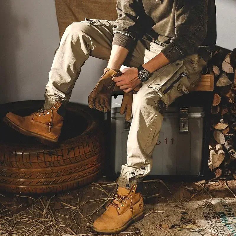 Combat Joggers Tactical Joggers (Khaki XS) - Men's Apparel | Zavonix