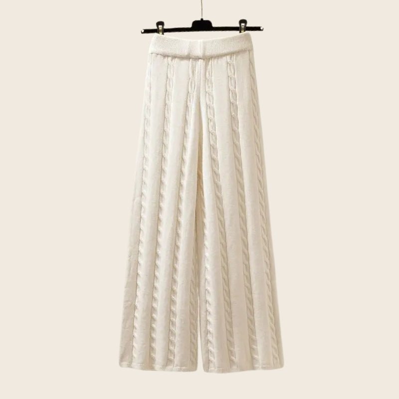 Comfina — Soft 100% Cotton Knitted Set with Relaxed Fit (Pant XS) - | Zavonix
