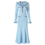 CommandDress™ — Flaunt Every Curve and Own Every Room with Effortless Power (Blue XS) - | Zavonix