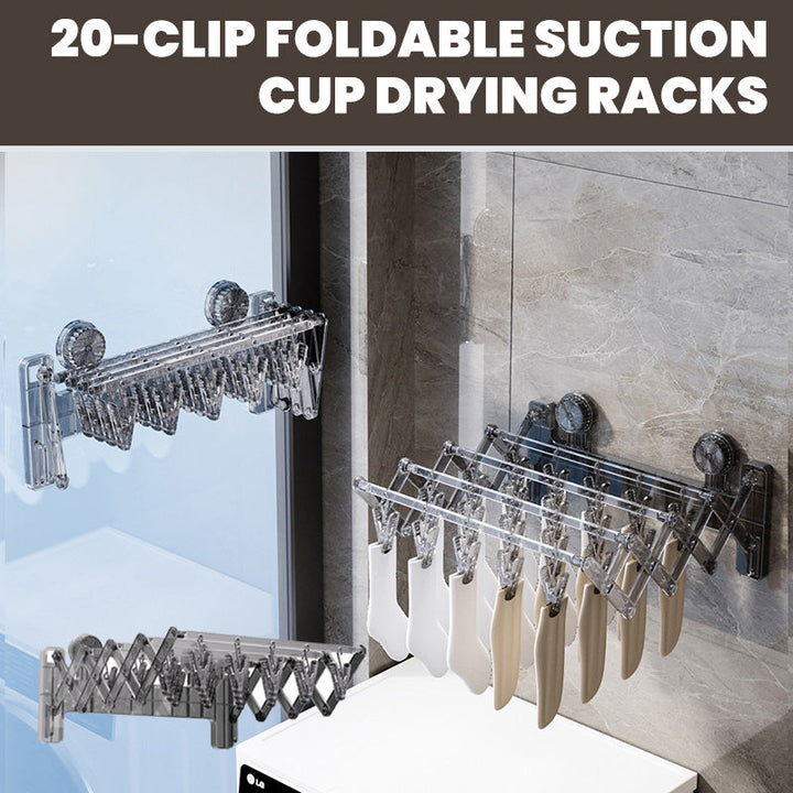 Compact Foldable 20 Clip Drying Rack Product Image 02