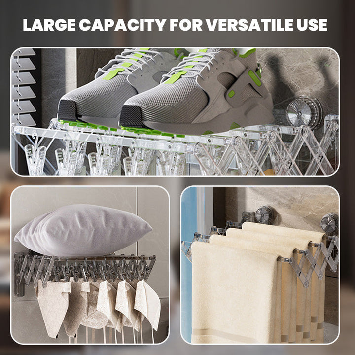 Compact Foldable 20 Clip Drying Rack Product Image 03