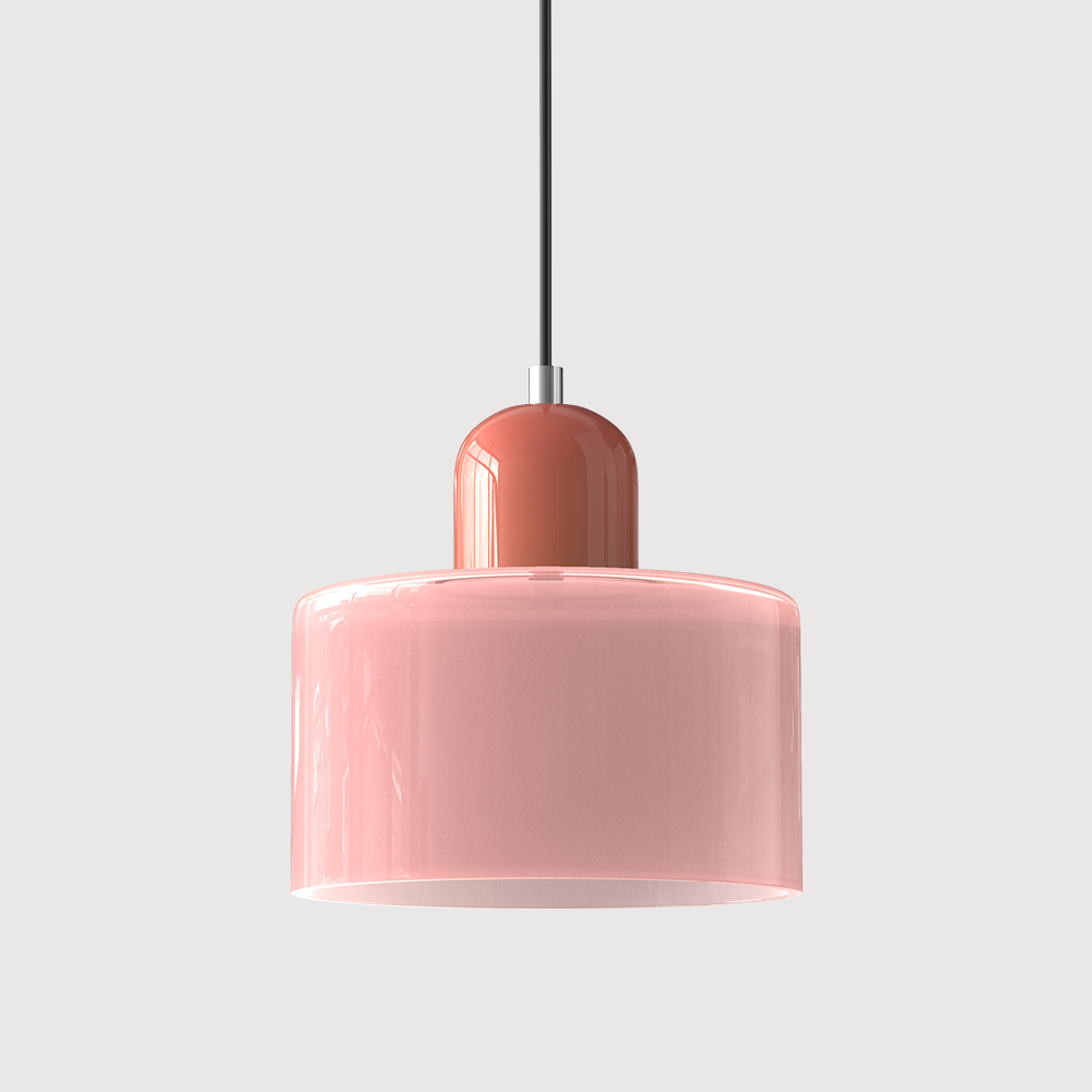 Compact Geometric Glass Pendant Light Product Image 07