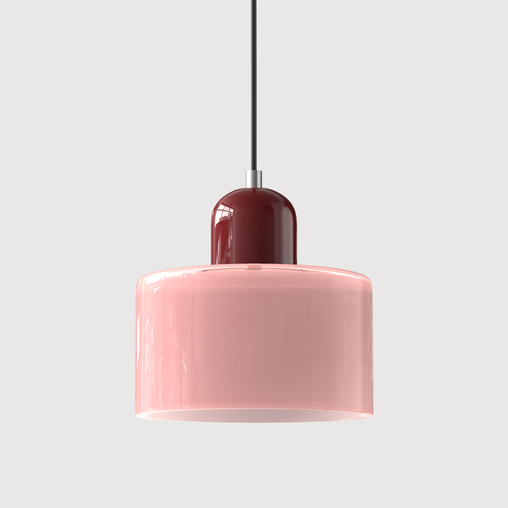 Compact Geometric Glass Pendant Light Product Image 09