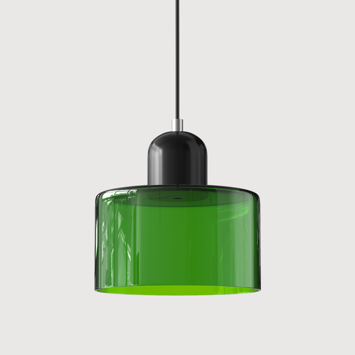 Compact Geometric Glass Pendant Light Product Image 13