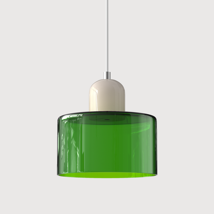 Compact Geometric Glass Pendant Light Product Image 14