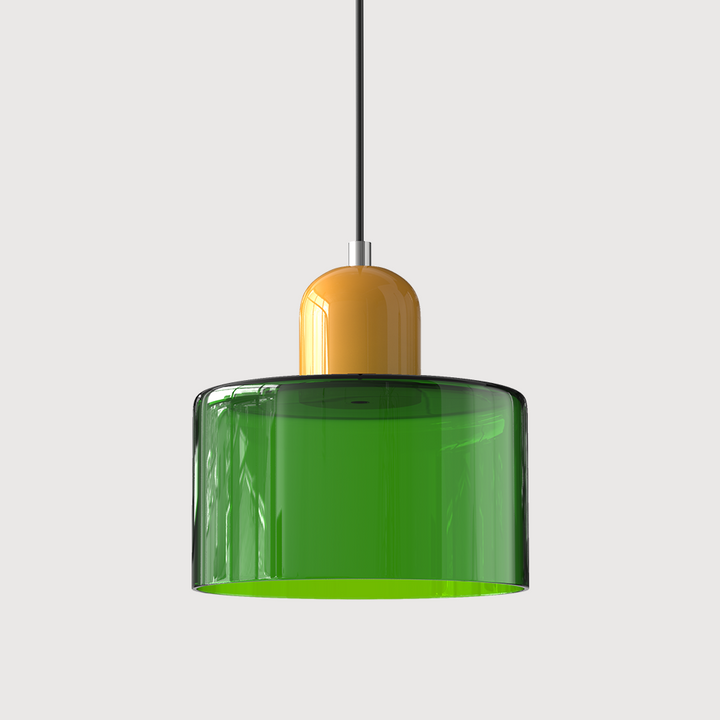 Compact Geometric Glass Pendant Light Product Image 15