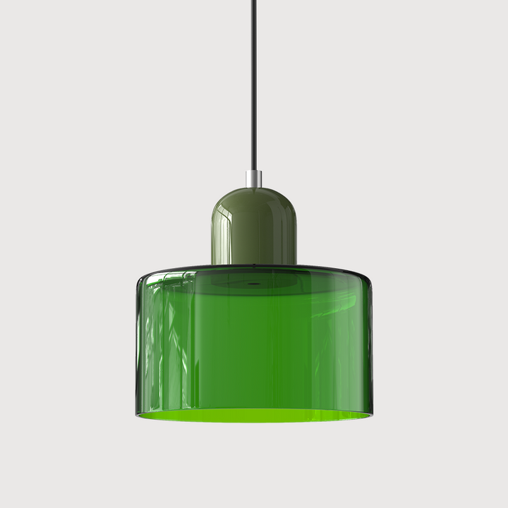 Compact Geometric Glass Pendant Light Product Image 16