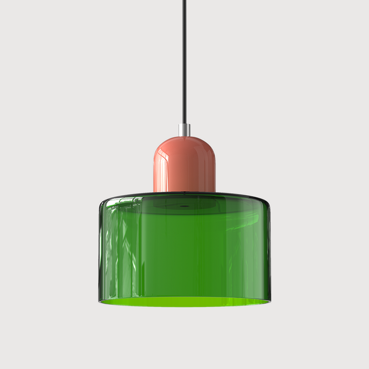Compact Geometric Glass Pendant Light Product Image 17