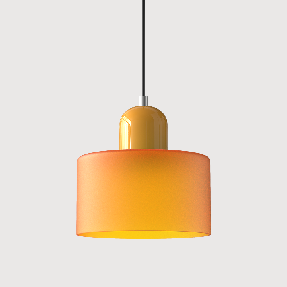 Compact Geometric Glass Pendant Light Product Image 20