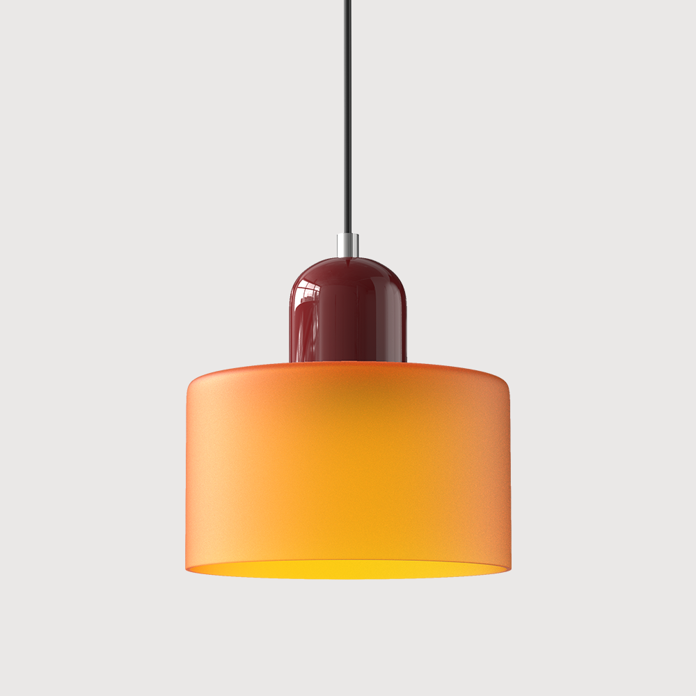 Compact Geometric Glass Pendant Light Product Image 24