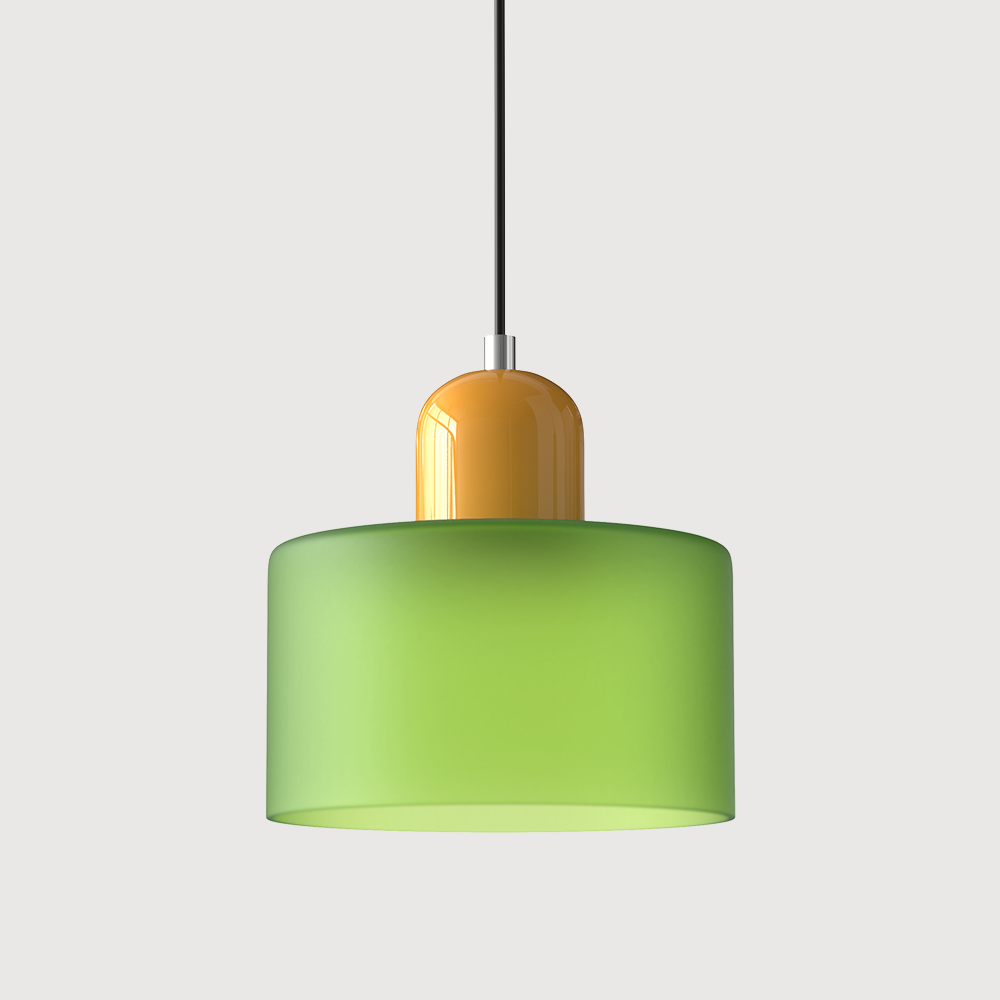 Compact Geometric Glass Pendant Light Product Image 31