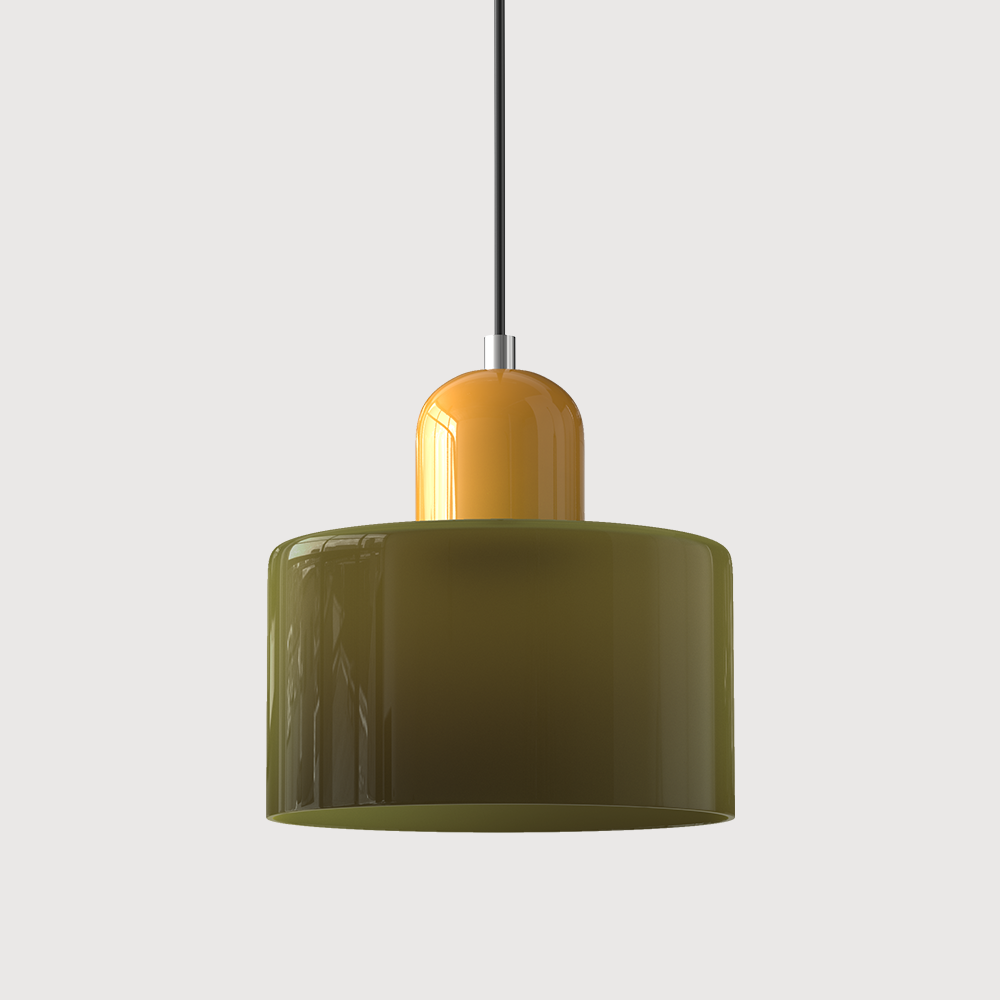Compact Geometric Glass Pendant Light Product Image 38