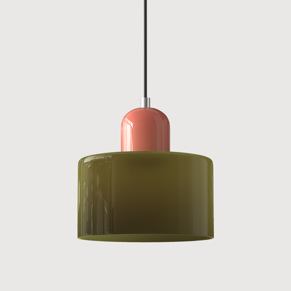 Compact Geometric Glass Pendant Light Product Image 41
