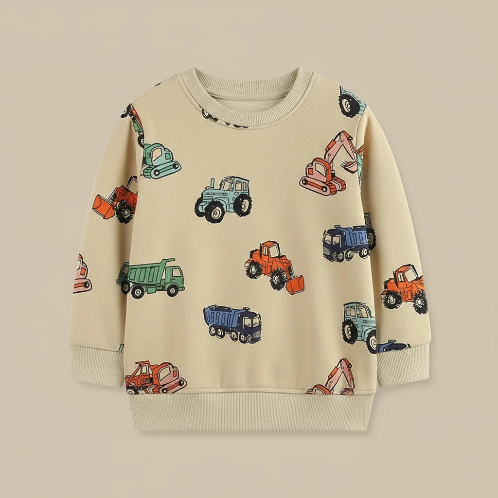 Front view of a beige kids&