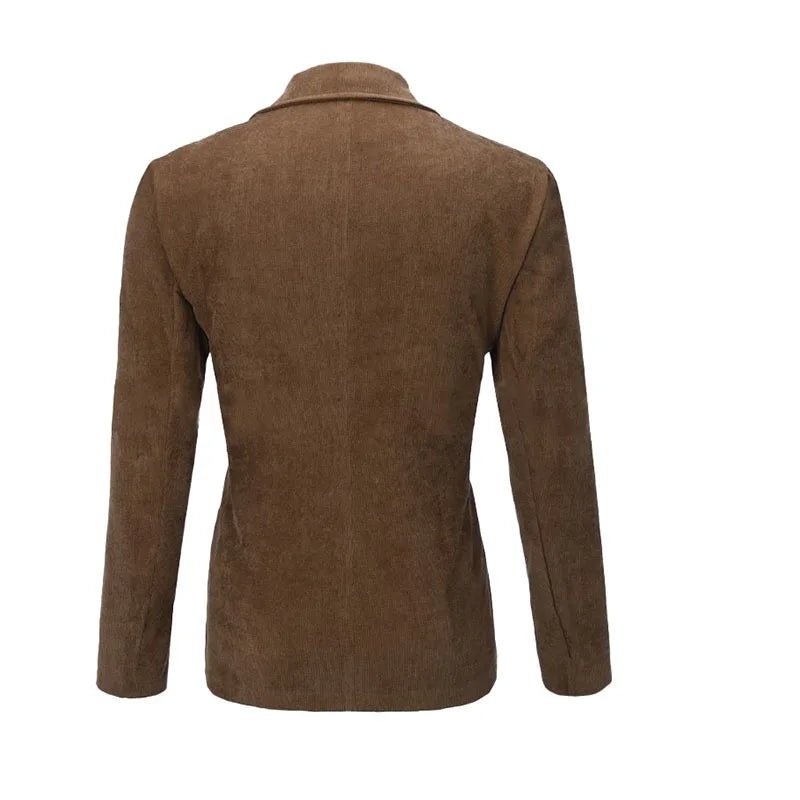 "Conte di Venezia" Vintage Corduroy Coat (Brown S) - | Zavonix