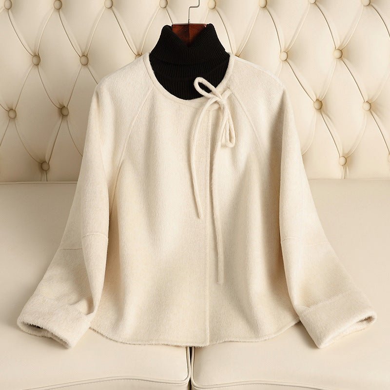 CORA™ MERINO WOOL JACKET (Gray Black XS) - | Zavonix