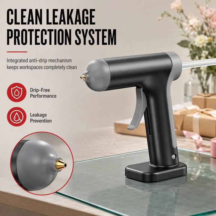 Cordless Hot Glue Gun Kit Copper Nozzle Product Image 07