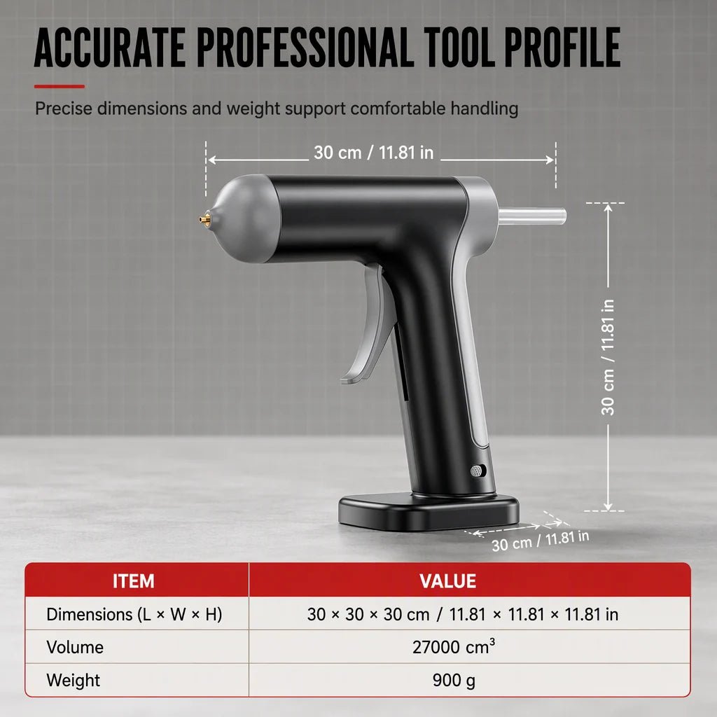 Cordless Hot Glue Gun Kit Copper Nozzle Product Image 08