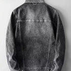 Corven Denim Jacket — Classic Urban Denim with Natural Fading (Black XS) - | Zavonix