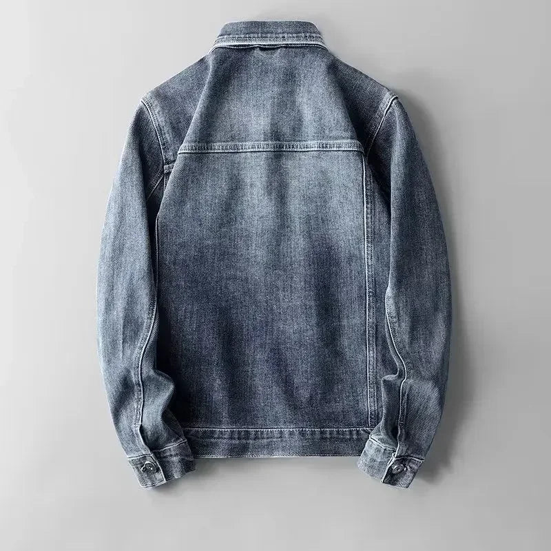Corven Denim Jacket — Classic Urban Denim with Natural Fading (Blue XS) - | Zavonix