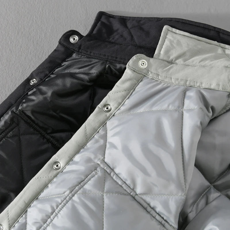 Corven — Quilted Lightweight Insulated Jacket for Cold Weather (Black S) - | Zavonix