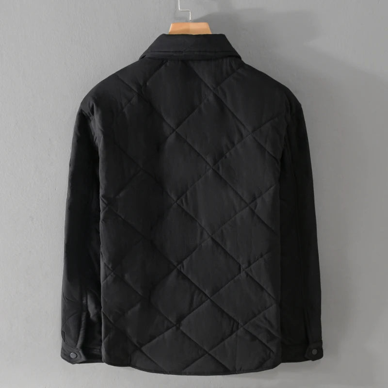 Corven — Quilted Lightweight Insulated Jacket for Cold Weather (Black S) - | Zavonix