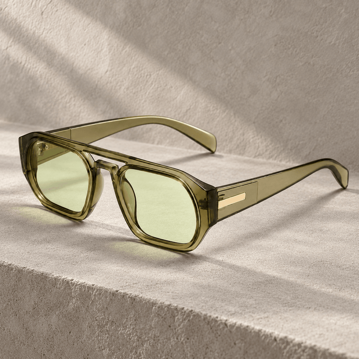 Corven Square Sunglasses Green image 3