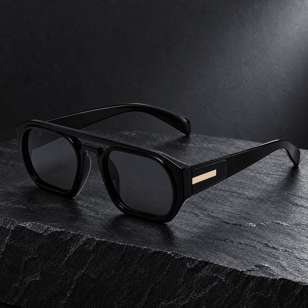 Corven Square Sunglasses Black image 4