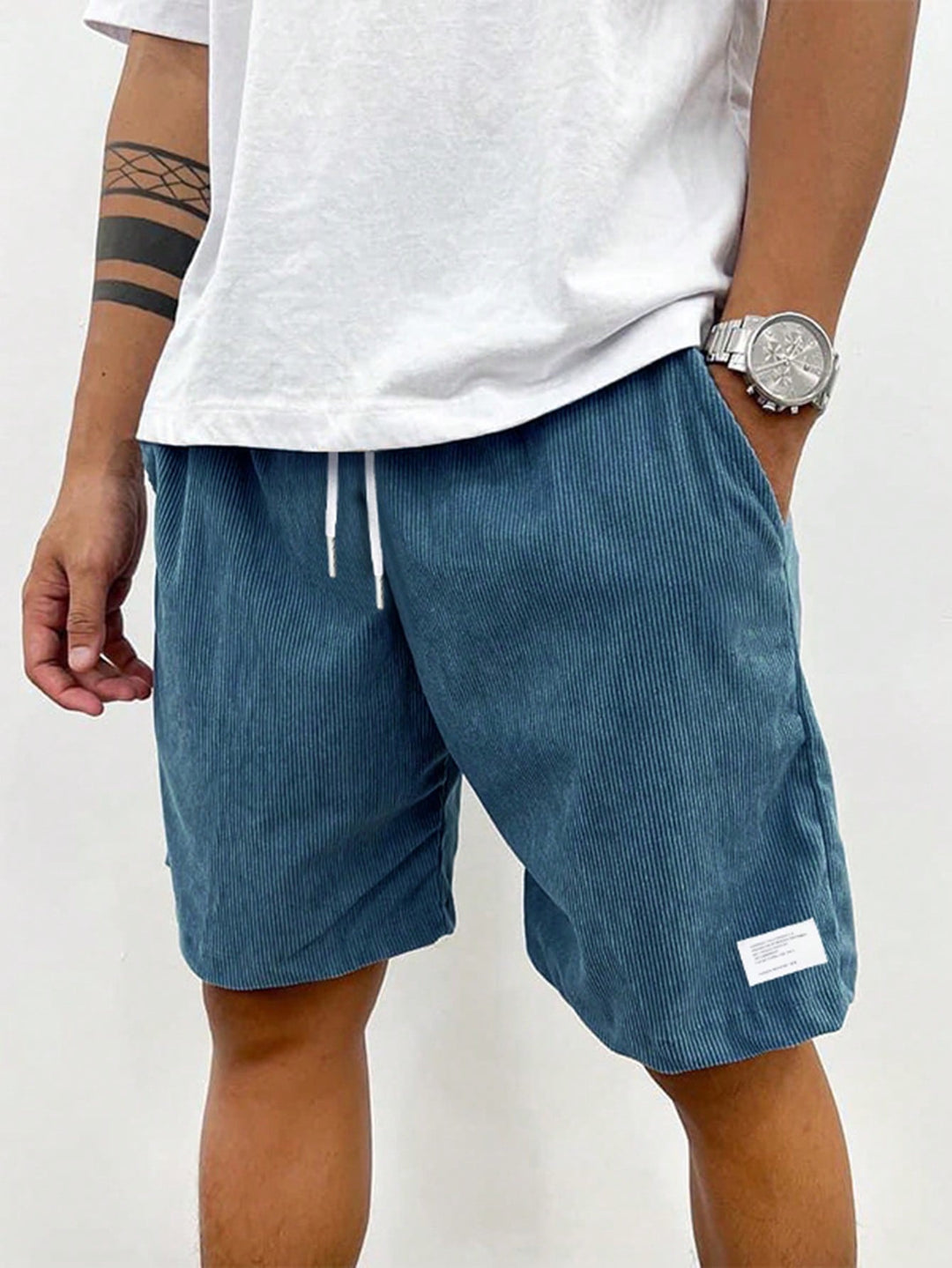 Corvin Textured Drawstring Shorts product image 4