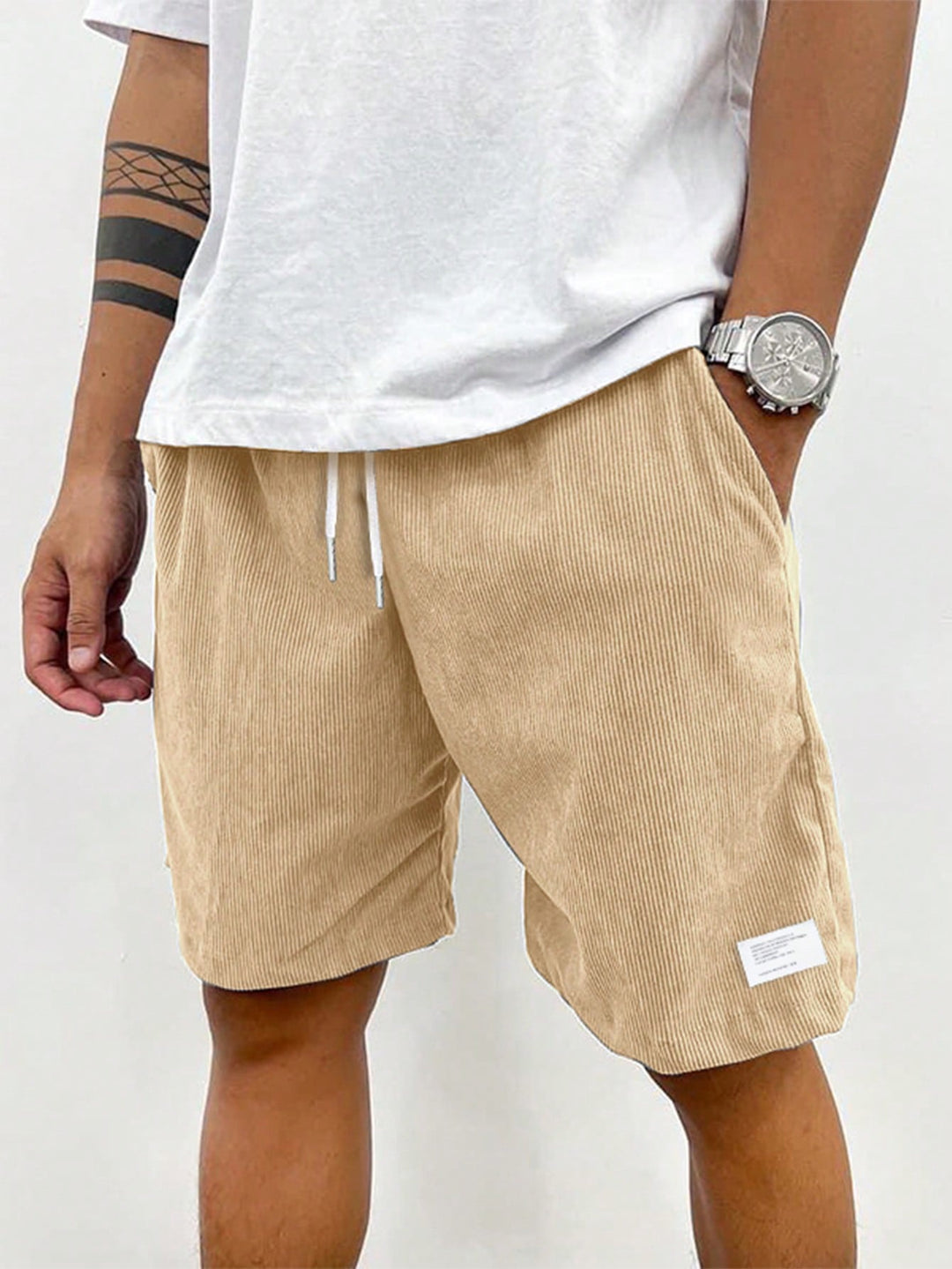 Corvin Textured Drawstring Shorts product image 6