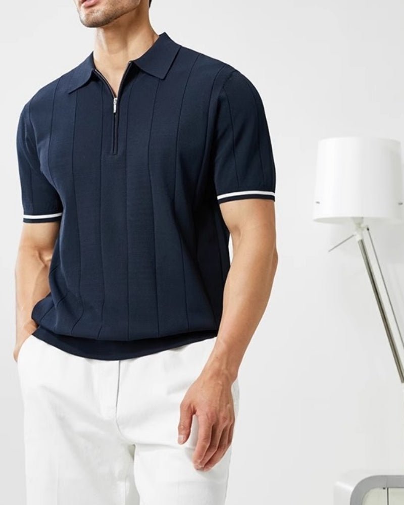 Corvin Vertical-Knit Zip Polo product image 2