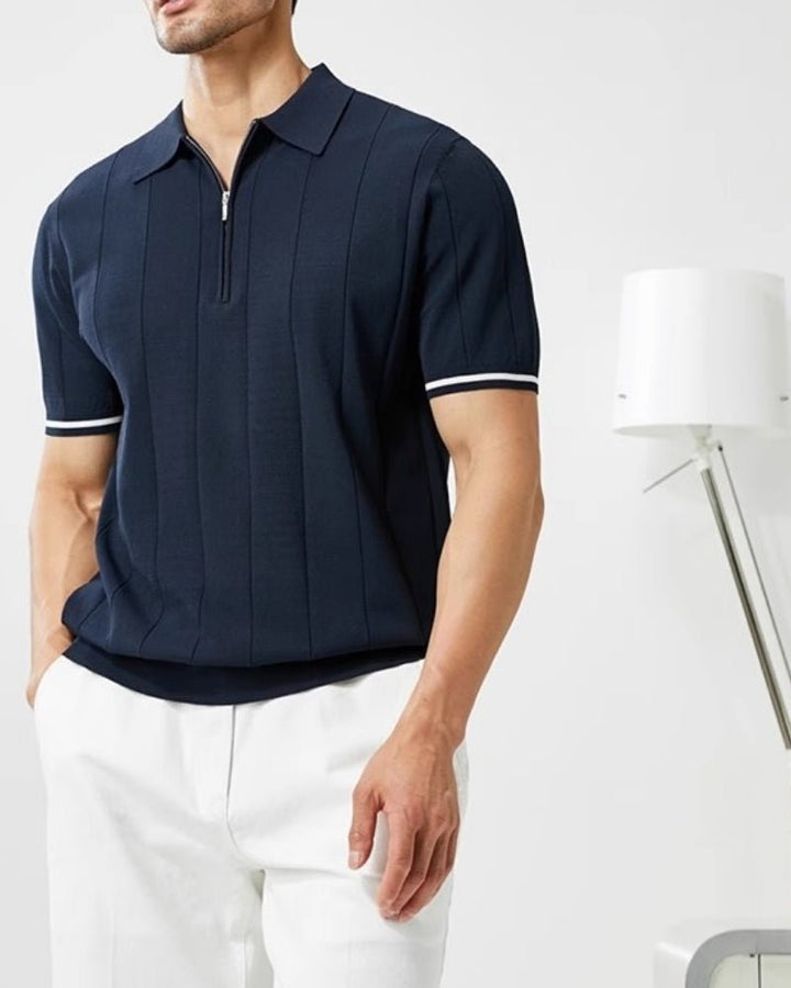 Corvin Vertical-Knit Zip Polo product image 2