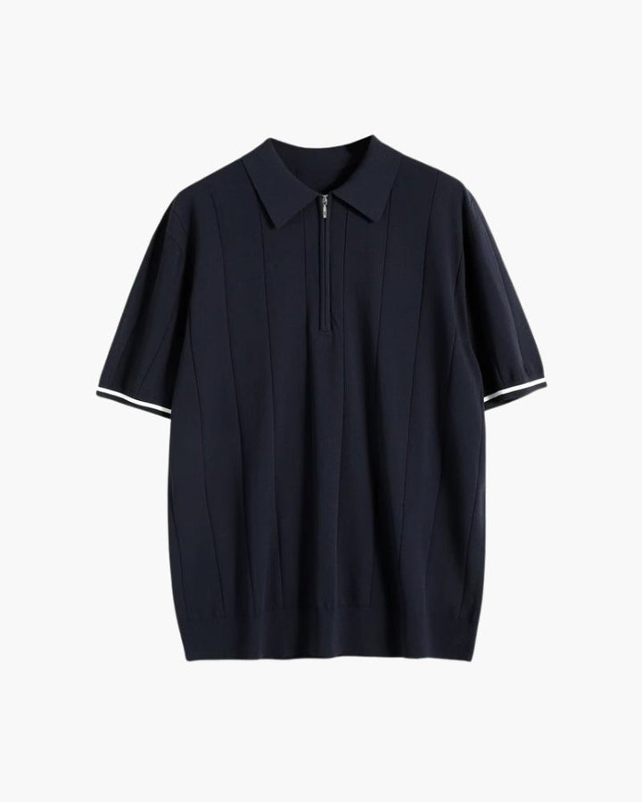 Corvin Vertical-Knit Zip Polo product image 3