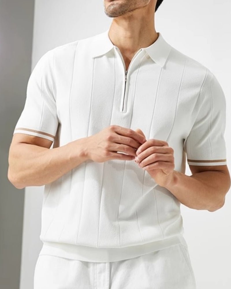 Corvin Vertical-Knit Zip Polo product image 5