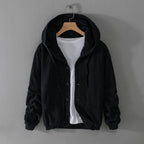 Cotton - Linen Blend Hoodie™ — Stay Cool, Dry, and Effortlessly Stylish All Day Long (Black XS) - | Zavonix