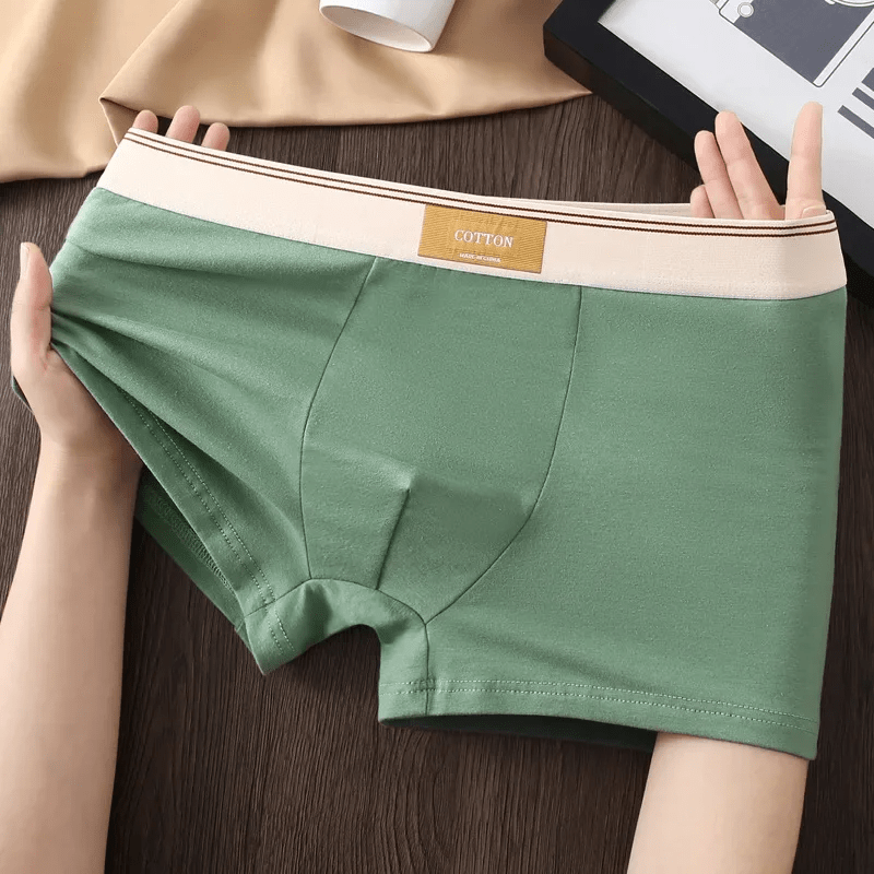 Cotton Theory Boxer Briefs (Green XS) - | Zavonix