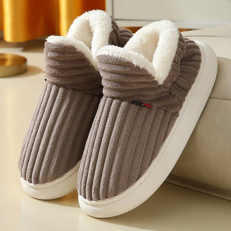 CozyStep Slippers (Brown US 3.5 - 4.5 / EU 35 - 36) - | Zavonix
