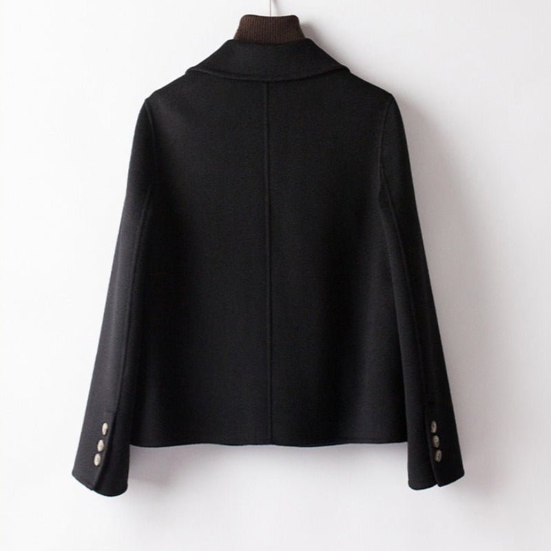 Cropped Cashmere Blazer™ — Slip Into Unshakable Confidence and Luxurious Power (Brown XS) - | Zavonix