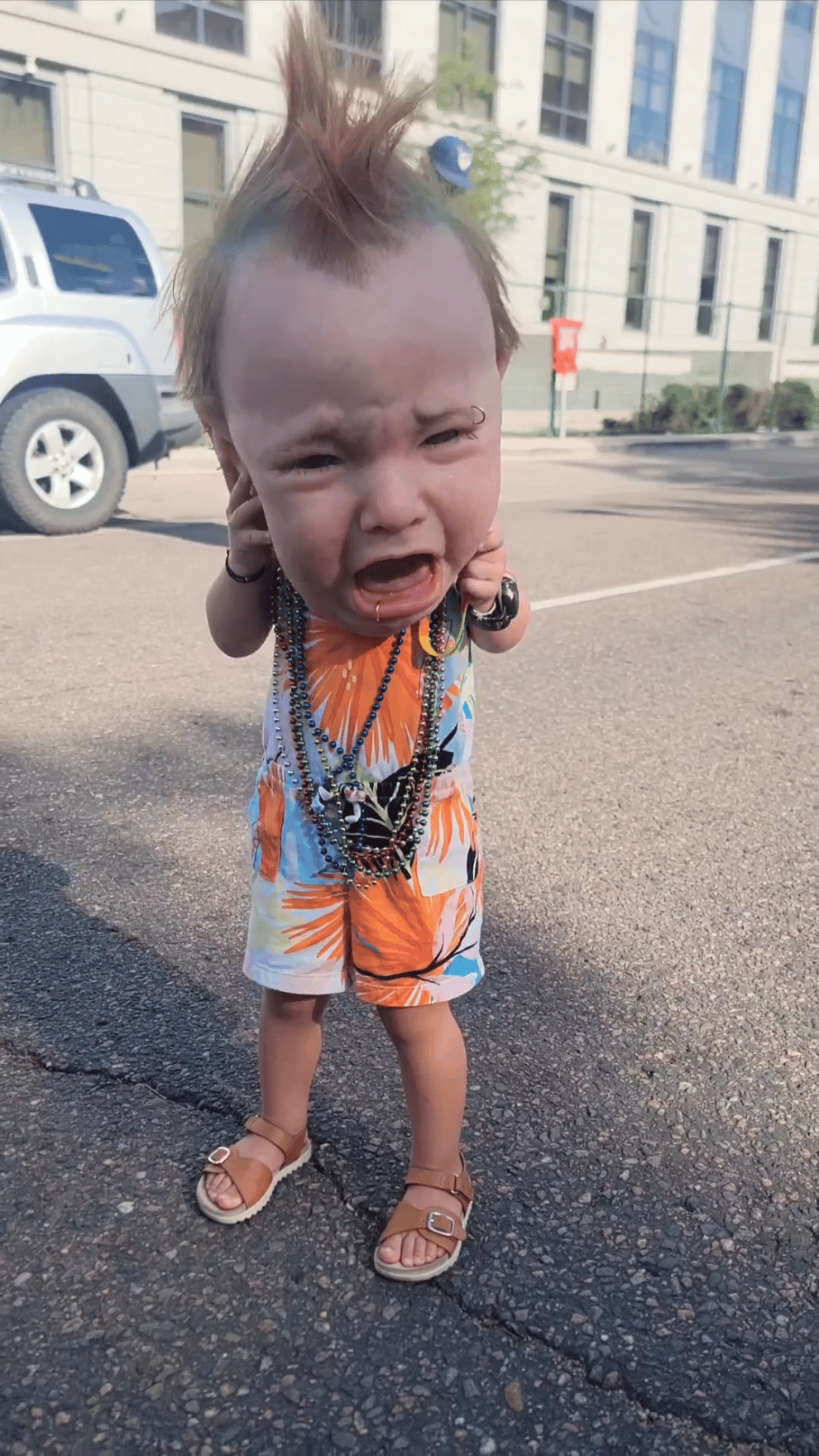 Crying Punk Baby Funny Natural Rubber Head Masks (Buy 1 ) - Halloween | Zavonix