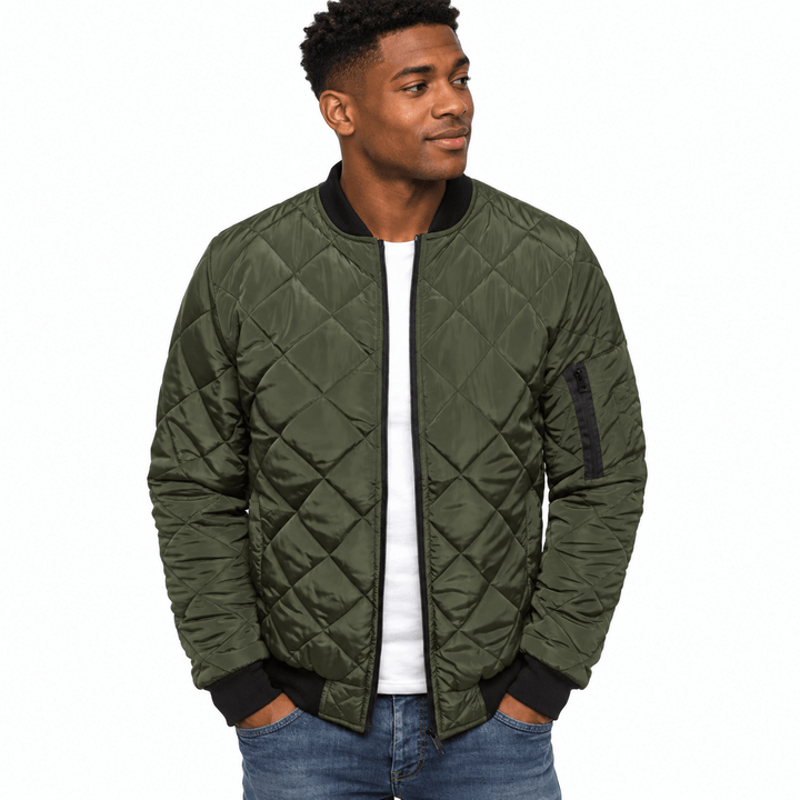 Culverax Quilted Bomber Jacket product image 3